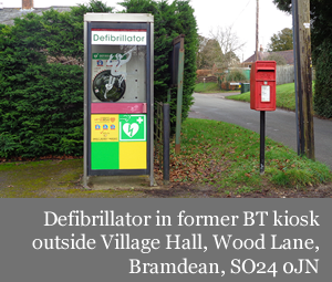 Bramdean Village Hall Difibrillator